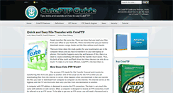 Desktop Screenshot of cuteftpguide.com